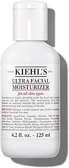 Ultra Facial Moisturizer, for Easy Daily Hydration, Infused with Squalane and Glycerin, Replenishes Moisture Barrier and Softens Skin, Suitable for All Skin Types, Fragrance-Free
