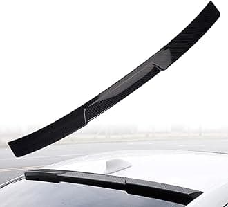 Carbon Fiber Rear Window Top Roof Spoiler Visor Wing,Fit for Honda Accord 2018 2019 2020 2021 4 Door Sedan,Sporty Look Painted ABS Plastic Material Automotive Parts