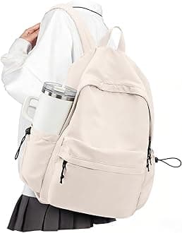 VECAVE Lightweight Casual Laptop Backpack Purse for Women,Travel Backpack with laptop compartment