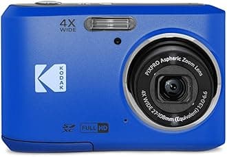 PIXPRO Friendly Zoom FZ45-BL 16MP Digital Camera with 4X Optical Zoom 27mm Wide Angle and 2.7" LCD Screen (Blue)