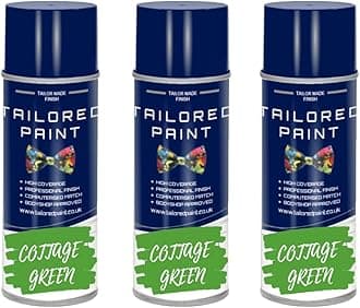 Dead Plant Reviver Aerosol Paint Green Foliage - Gives Dead Shrubs, Hedges, Boxes a Second Life (3, Country Cottage Green)