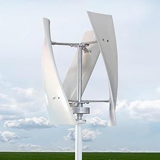 13000 W Low Speed Vertical Wind Power Turbine Generator, 12V 24V Space Saving Windmill Generator Suit for Home/RV/Marine Wind Turbine Generator Kit,48V