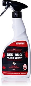 Karlsten Bed Bug Killer Spray, 500ml - Fast Acting Spray, Strong Killer, Kills on Contact,for Mattress Repellent protection Kills On Contact