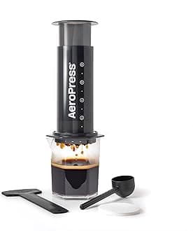 XL Coffee Press – 3 in 1 brew method combines French Press, Pourover, Espresso. Full bodied, smooth coffee without grit or bitterness. Small portable coffee maker for camping & travel
