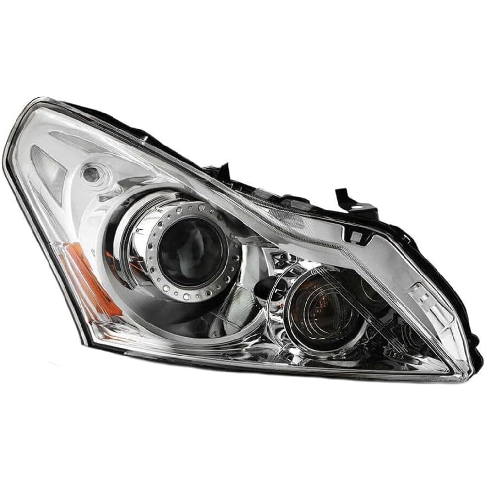 EPIC LIGHTING OE Style Halogen Headlight Assembly Replacement for INFIN.ITI 11-12 G25 10-13 G37 [ IN2503140 260101NM0C ] Right Passenger Side