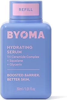 BYOMA Hydrating Serum Refill (30ml) Ultralight Moisturising Face Serum with Ceramides for Glowing, Dewy Skin - Oil-Free, Vegan
