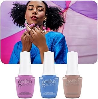 Gelish MINI Summer Up In The Air Collection Value Packs - 9mL TPO-Free Soak Off Polish, Long-Lasting, Vibrant Color, Professional Quality, High Shine, Chip-Resistant