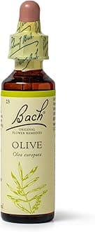 Bach Original Flower Remedies Olive, Live The Day, Stay Energised, Emotional Wellness, Natural Flower Essence, 20ml