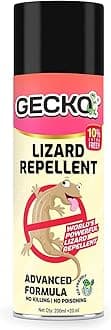 Gecko Aerosol Based Odour Free Herbal Lizard Repellent Spray | Eco-Friendly & Biodegradable | Irritant &Chemical-Free | 220 ml (60 Days Protection) PK of 1-FORMULATION 10X