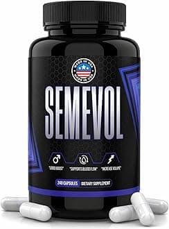 Semen Volume Booster Dietary Supplement for Men’s Fertility Health Support | Premium Dosing for Maximum Load and Quality Results | Made in the USA | 150 Capsules (1 Month Supply)