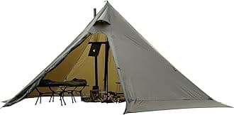 Hot Tent – 4 Season, Waterproof, Windproof, and Lightweight Shelter, Ideal for Camping, Hiking, Hunting, and Fishing.