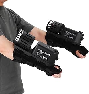 65ft Waterproof Underwater Scooter Sea Scooter, Fixed on Your Arm Free to Hands fist to Control The Accelerator Snorkeling Gear for Snorkeling Swimming Scuba Diving,2HandSuit