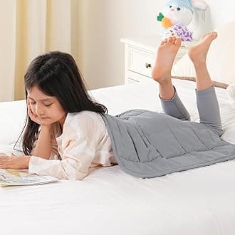 Topblan Weighted Blanket 48 x 53 cm, 2 lbs, Grey