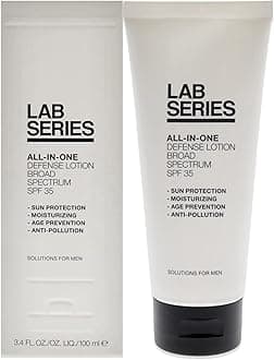 All-In-One Defense Face Lotion SPF 35 - Sunscreen for Men - Men's Face Moisturizer with SPF, 3.38 fl oz