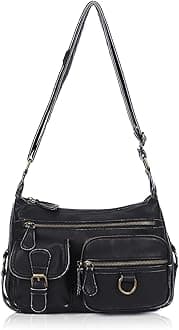 Angel Barcelo Cross body Shoulder Bag Women Soft PU Leather Purses and Handbags