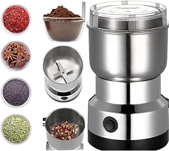 Etekcity Grinder Machine Stainless Steel Nima Grinder Spice Coffee Grinder Mini Electric Grinder Small Mixer Grinder Mixer Stainless Steel Electric Masala Grinder Mini Spice Machine