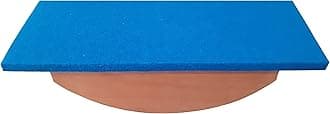 Wooden Balance Board Foot Rocker Leg Exerciser Occupational Physio Therapy,Simply fit Board & Balance Board (55 * 20 * 12CM)