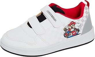 Super Mario Brothers Trainers Boys Sports Sneakers Mario Kart Casual Skate Shoes