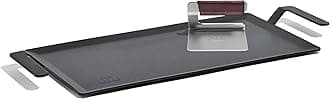 Cookware - Carbon Steel Griddle + Grill Press - (Like Cast Iron, but Better) - Professional Cookware - Made in Sweden - Induction Compatible