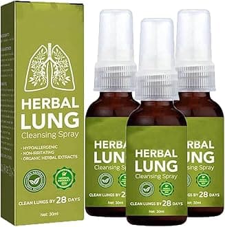 Herbal Lung Cleansing Spray,Herbal Lung Cleanse Spray,Breath Detox Herbal Lung Cleansing Spray,Cleanse & Respiratory (3PCS)