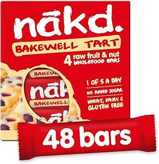 Nakd Bakewell Tart 35g Bar- Multi Pack Case of 48 Bars