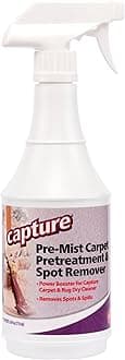 Capture Carpet Cleaner Soil Release Pre-Mist 24 Ounce - Loosens the Toughest Dirt, Odors, Grease, Smell and Allergens