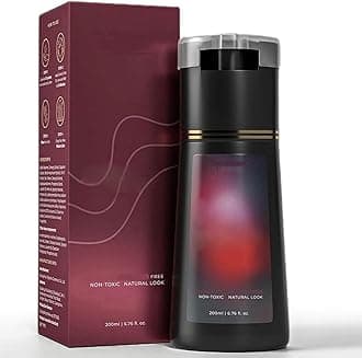 Hair Dye Shampoo, Haircare Instant Dye Shampoo, Hair D-ye Sh-ampoo 3 in 1 for Gray Hairs, Color Sh-ampoo Ha-ir D-ye for H-air Coverage, Keeping H-air Healthy and Shiny (Red)