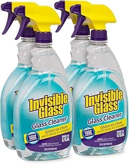 92194-4PK 32-Ounce Cleaner and Window Spray for Home and Auto for a Streak-Free Shine Film-Free Glass Cleaner and Safe for Tinted and Non-Tinted Windows and Windshield Film Remover