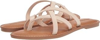Amazon EssentialsWomen's Strappy Slide Flat Sandal