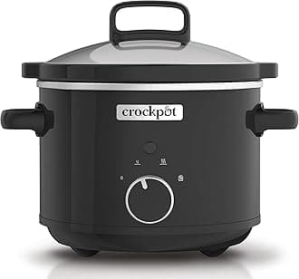 CSC046 Slow Cooker, 2.4 Litre, Black, Stoneware, 2.4 liters