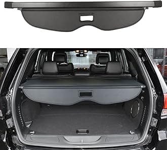 BOPARAUTO Cargo Cover for Jeep Grand Cherokee Accessories 2011-2020 2021 Rear Trunk Shade Cover（Not fit for 2021 Winter-Not fit for grand Cherokee L 2022）