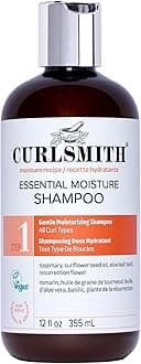 Essential Moisture Cleanser, Gentle Nourishing Shampoo for Wavy, Curly and Coily Hair, Vegan (12 FL Oz)
