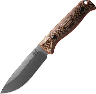Saddle Mountain 15002 Hunting Knife with Orange G10 Handle (15002-1)
