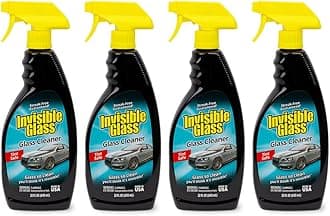Invisible Glass 92164-4PK Premium Glass Cleaner Spray for Car Windshields and Windows, Automotive and Home Window Cleaner, Streak-Free, Ammonia-Free, Tint-Safe – 22 fl oz (Pack of 4)