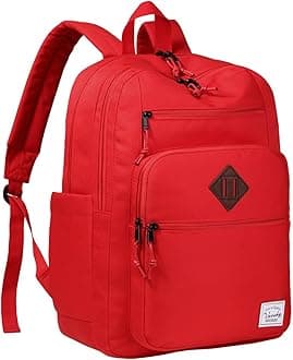 VASCHY School Backpack for Women, Unisex Bookbag Schoolbag Casual Daypack for High School/College/Teens/Travel/Work