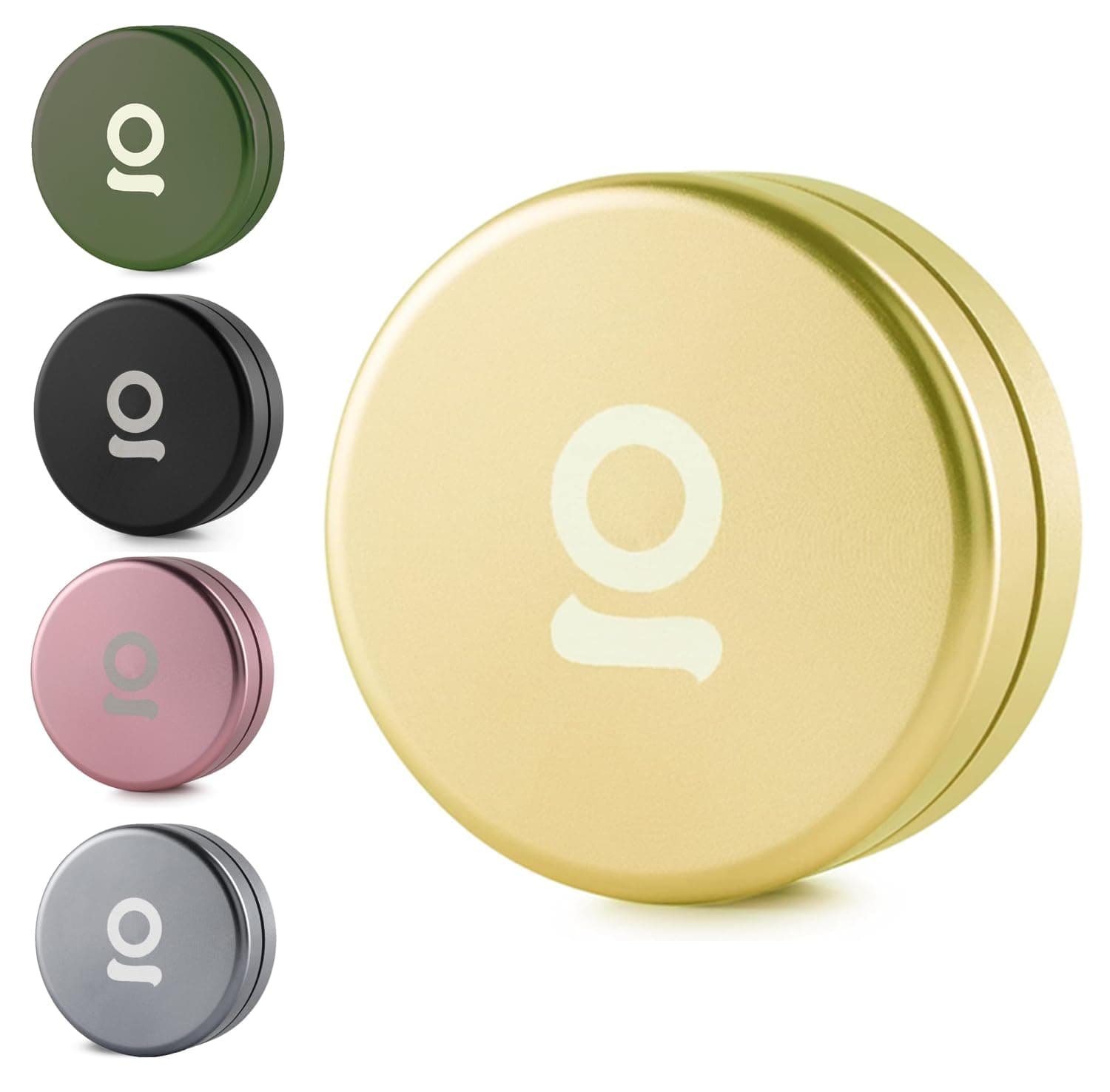 ONGROK Storage Puck, Gold, Perfect Size Case to Store in Your Pocket, Airtight, Preserves Moisture Profile, Smell and Aroma