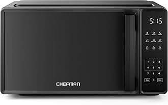 Countertop Microwave Oven 0.7 Cu. Ft., 700 Watts with 10 Power Levels, 6 Cooking Presets with One-Touch Express Cook, Eco Mode, Child Safety Lock, & Mute Button - Black