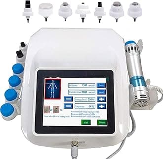 – Shockwave Therapy Machine,with 7 Massage Heads, Shock Wave Machine,for Body Muscle Massager,Machine for Joint and Muscle Pain Relief,Painless