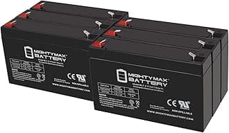 Mighty Max Battery 6V 7Ah SLA Replacement Battery for Enduring 3FM7 (Pack of 6)