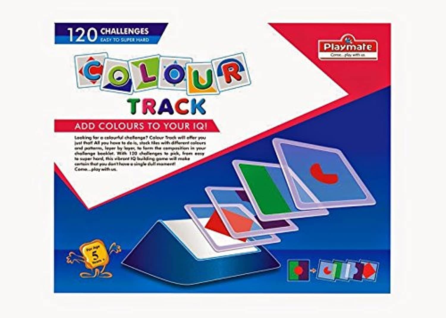 Playmate Kid's Colour Track Game Set, Multicolor
