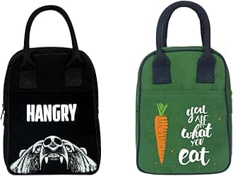 Eco Right Lunch Bags for Office Women & Lunch Bag for Men, Insulated Lunch Bag for Kids, Office Lunch Bag with Bottle Holder, Carry Handle & Pocket