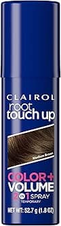 Clairol Root Touch-Up Color + Volume 2-in-1 Temporary Spray, Medium Brown Hair Colour, Pack of 1