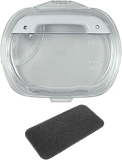 SPARES2GO Water Collector Container + Filter for Candy EVOC 8813AB-47 EVOC 980AT-47 Tumble Dryer