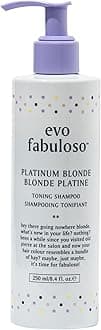 EVO Fabuloso Platinum Blonde Toning Shampoo, 8.4 fl oz
