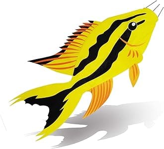 Fish Windsock - Heavy Duty Outdoor Wind Sock for Gardens, Patios, and Decks