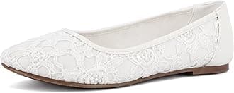 Women Shoes Cut Out Slip On Synthetic Lace Ballet Flats