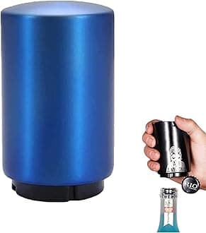 Stocking Stuffers Gift for Dad Mom, YUDANSI Push Down Bottle Opener, Automatic Beer Openers, Stainless Steel Bottle Cap Mover,Kitchen Gadgets, Beer Bar Accessories Gifts for Him BF, Magnetic Corkscrew