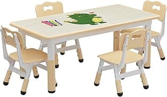 Kids Table and 4 Chairs Set