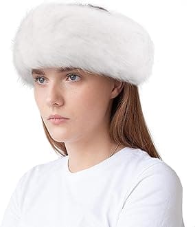 Faux Fur Headband Women Winter Earwarmer Earmuff Ski Hat