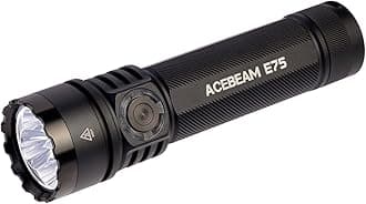 E75 Flashlight 3000 Lumens High Brightness Magnetic Base, Super Bright Rechargeable LED Torch, IPX8 Waterproof, 26 Days EDC Tactical Torch, Super Long Life for Camping, Use